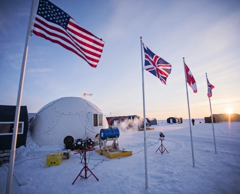 Ice Camp Sargo on the Arctic Circle