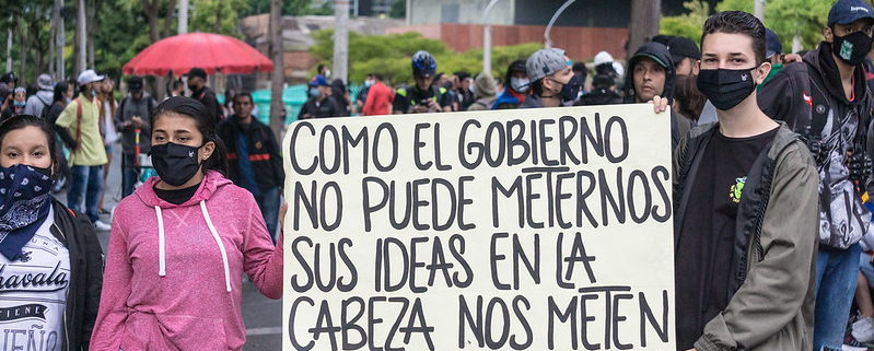 Protest in Colombia Summer 2021